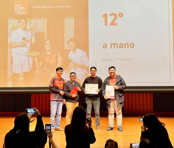 a mano Awarded 12th Best Pizza in Asia-Pacific 2024